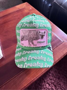 Goorin Bros. “FREAKY FRIDAY” Trucker Hat. Lime Green. Mesh SnapBack. NWT